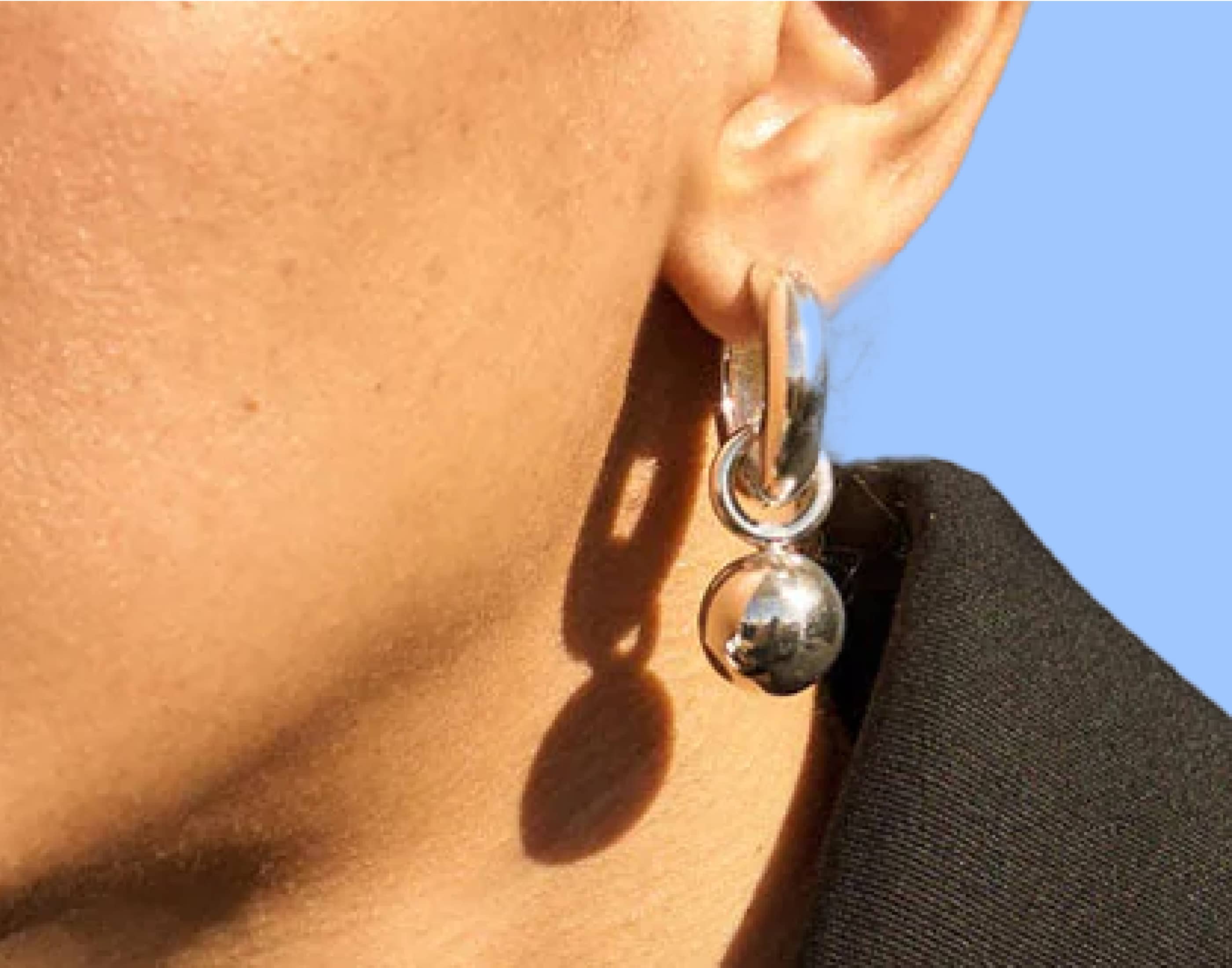 Jon Richard Rhodium Plated Cubic Zirconia Pear And Teardrop Pearl Earrings  - Jewellery from Jon Richard UK